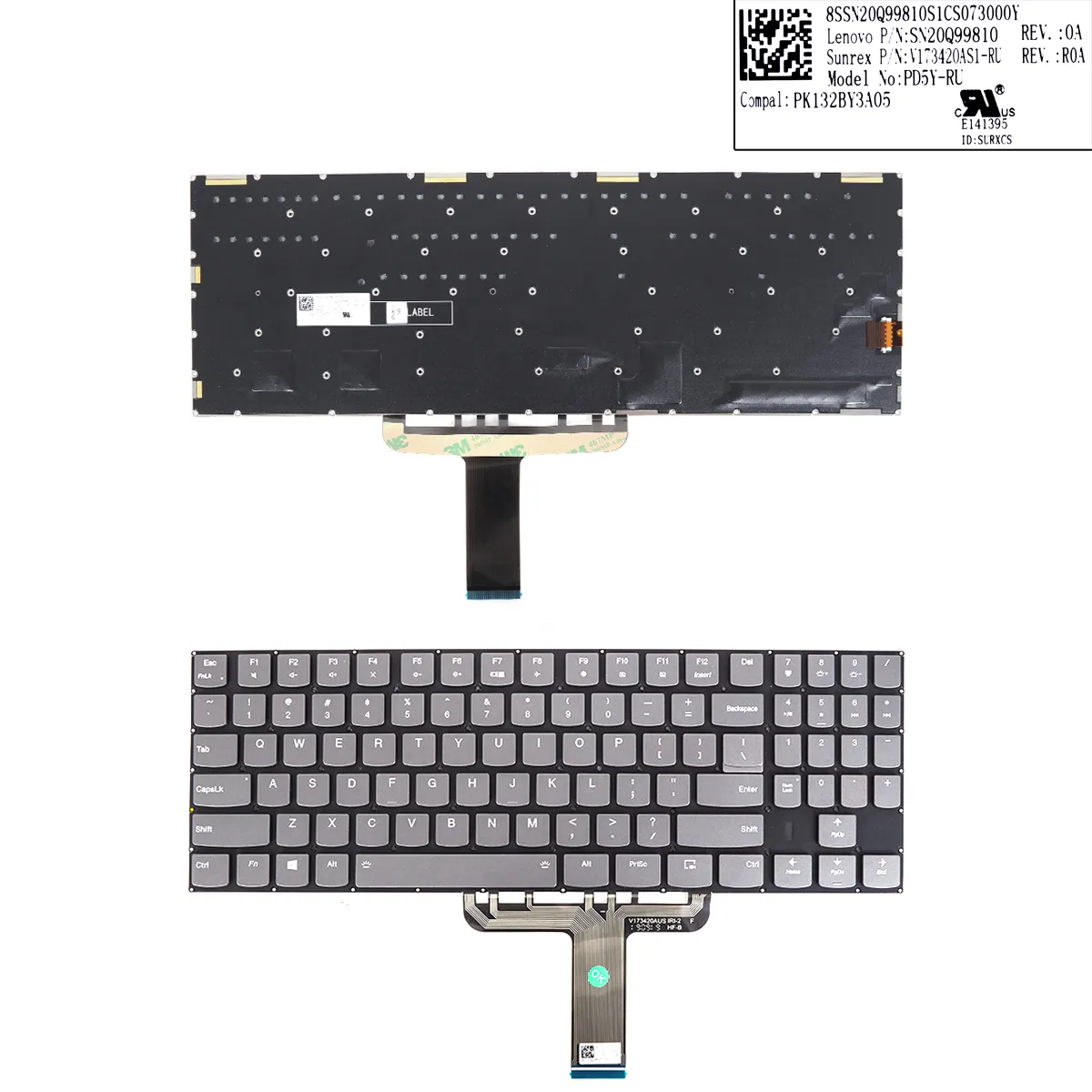 Picture of LENOVO Legion Y730-17ICH Y740-17ICHg Y740-17IRH Y9000K GRAY